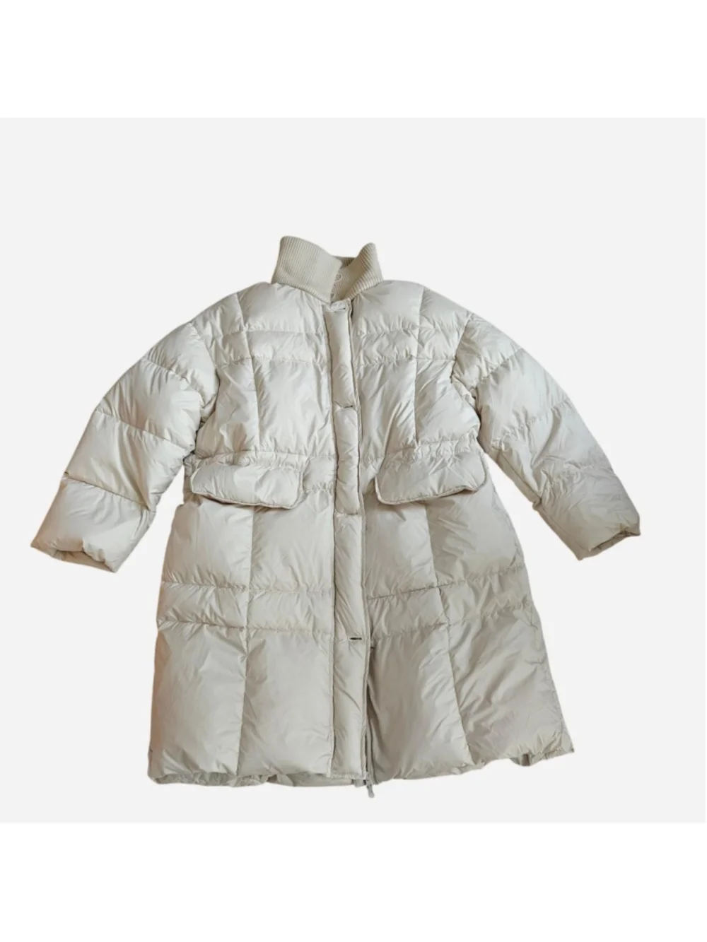 90% White Duck Down Long Puffer Coat Super warm yet surprisingly lightweight — i
